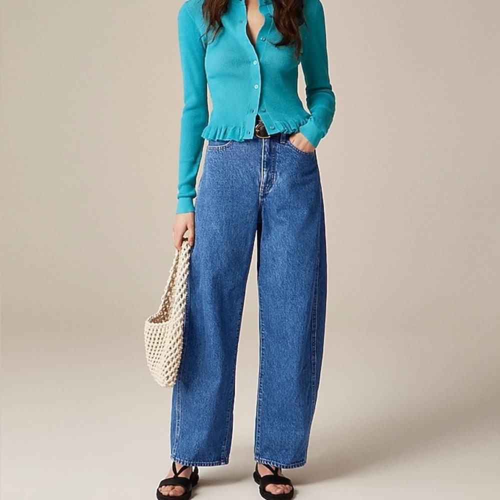 J Crew Barrel Leg Jeans, size 26